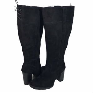 Torrid Wide Calf Knee High Faux Suede Boots 9.5 W